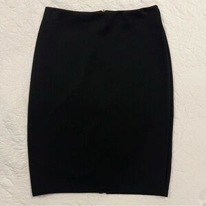 Mossimo black stretch pencil skirt size medium